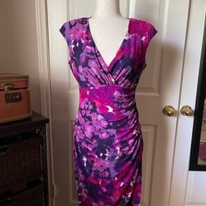 Ralph Lauren | ruched dress | Cocktail Party dress | size 10